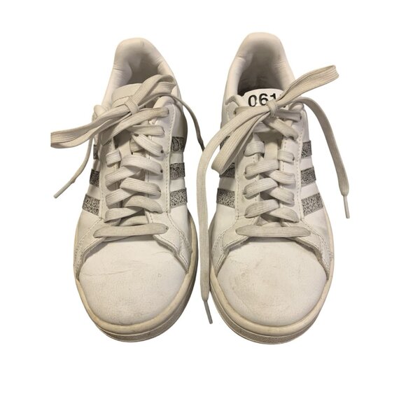 Adidas Snakeskin Striped Low Top Sneakers Size 7 - Picture 2 of 3